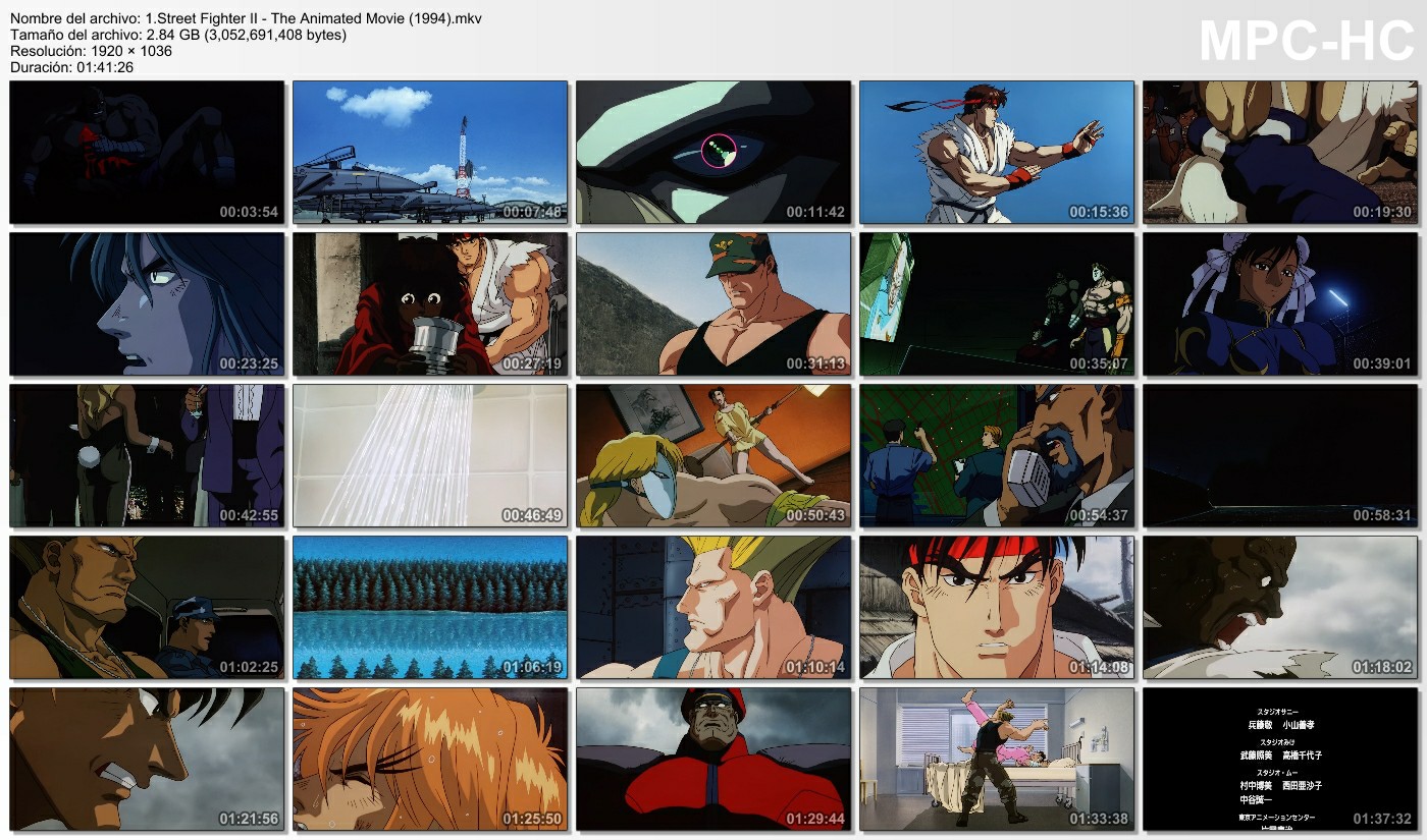 Street Fighter - Peliculas Animadas (1994-2010) [1080p][JAP]