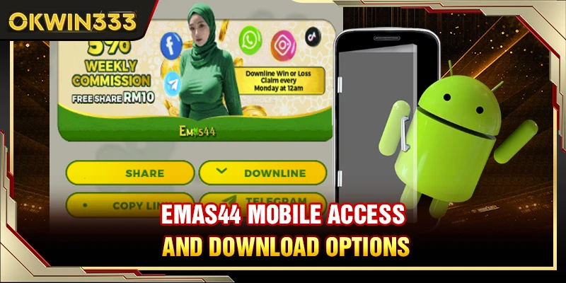 Emas44 mobile access and download options