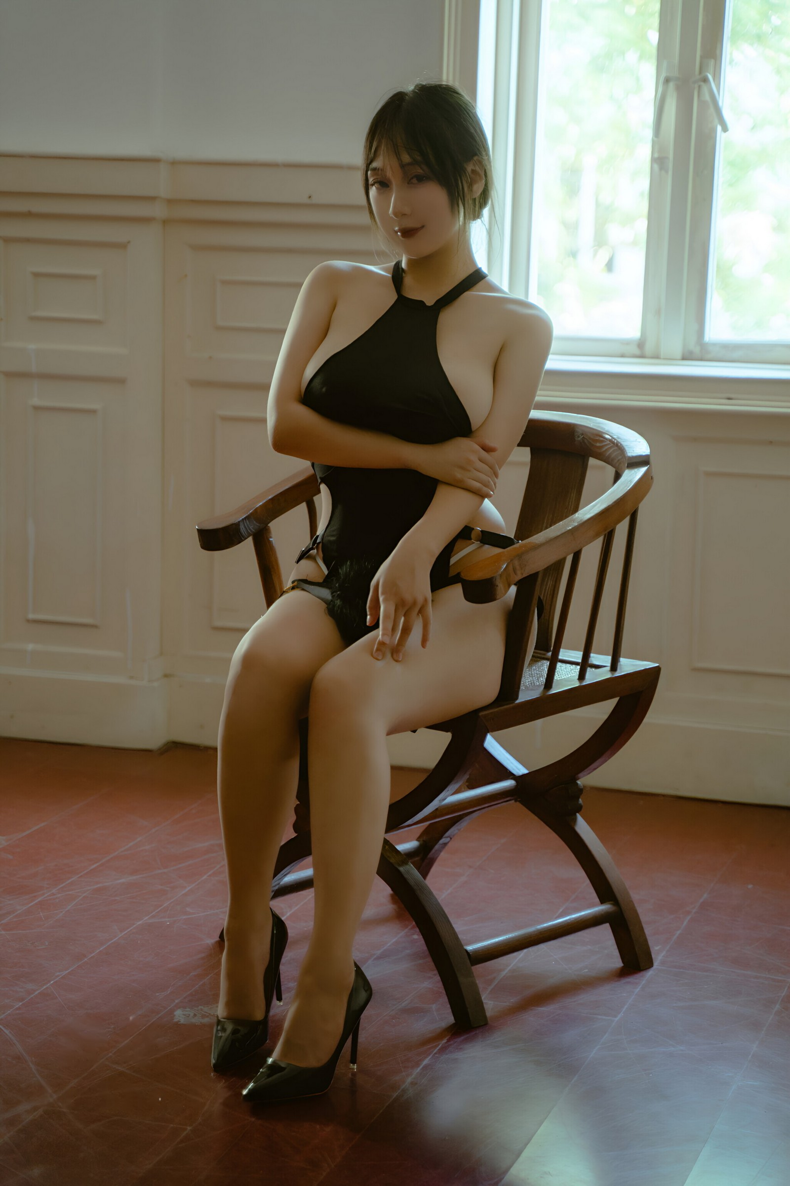 浅安安 激凸黑珍珠 写真集 – 暗黑风主题 高清图集 [70P-363M]插图6