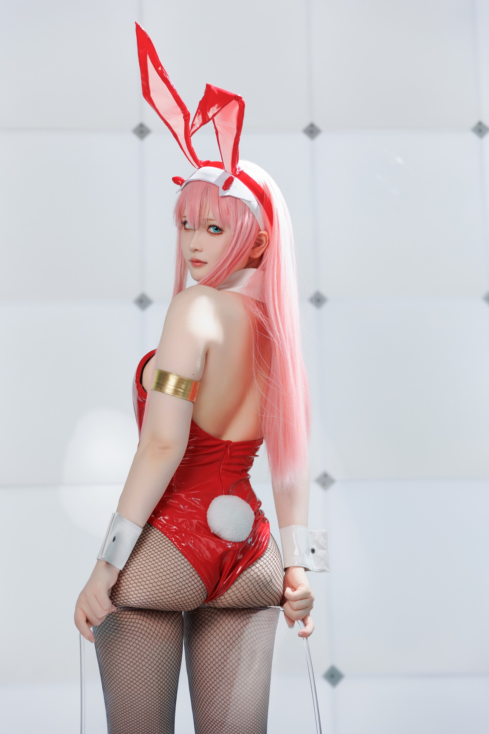 屿鱼 Yuyu Zero Two Cosplay 写真图集｜Darling in the Franxx 高清摄影（39P｜356MB）插图3