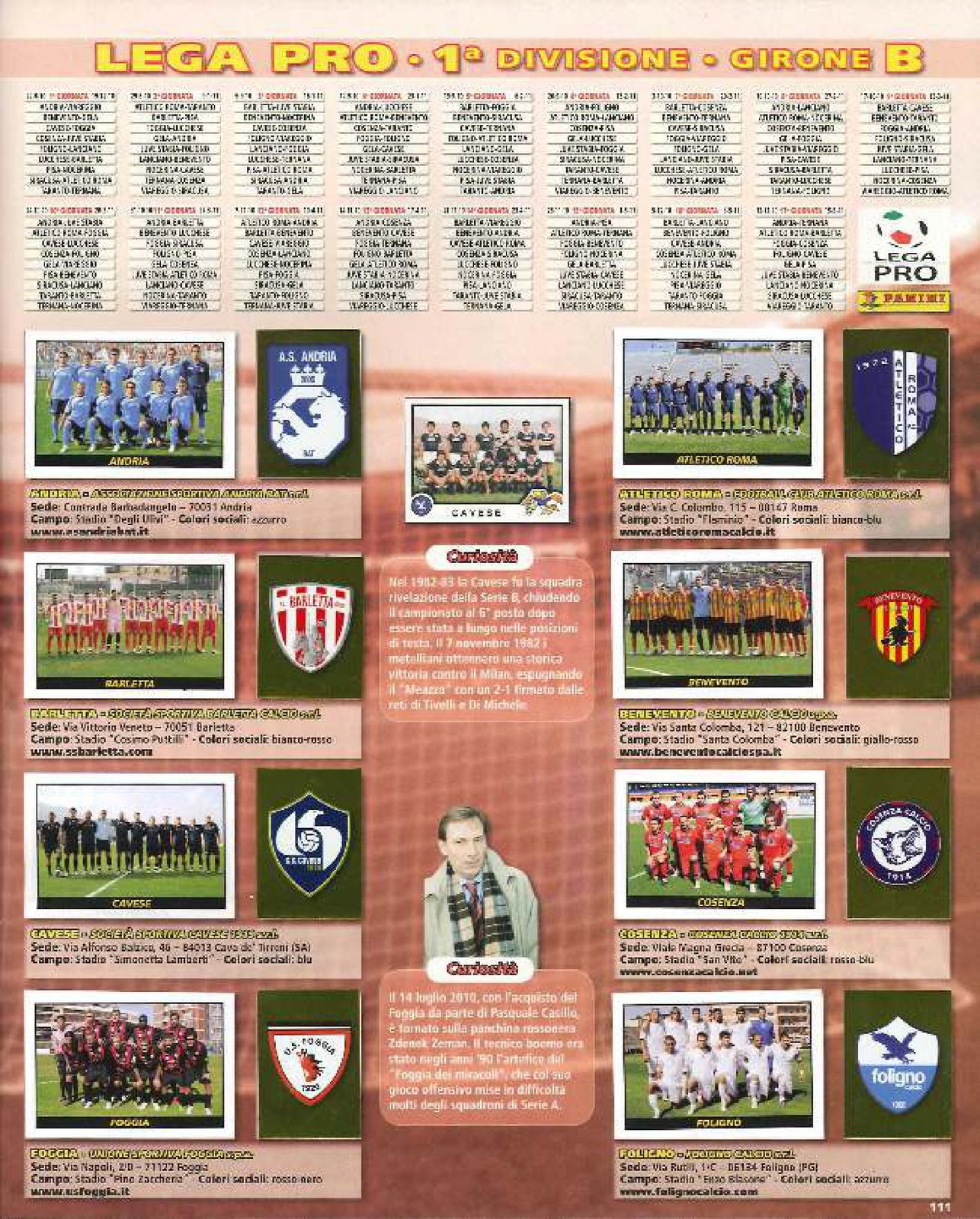 Album Calciatori 2010 2011 Panini 113 — Postimages