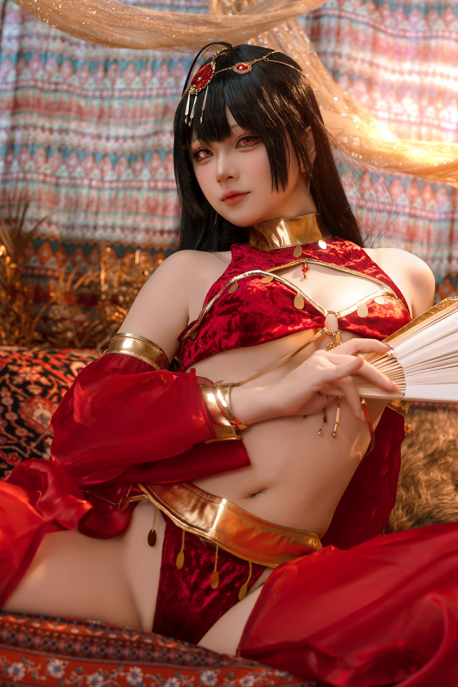 屿鱼 Yuyu 大凤 舞娘 新年特典 Cosplay 写真集（50P｜449MB）插图5