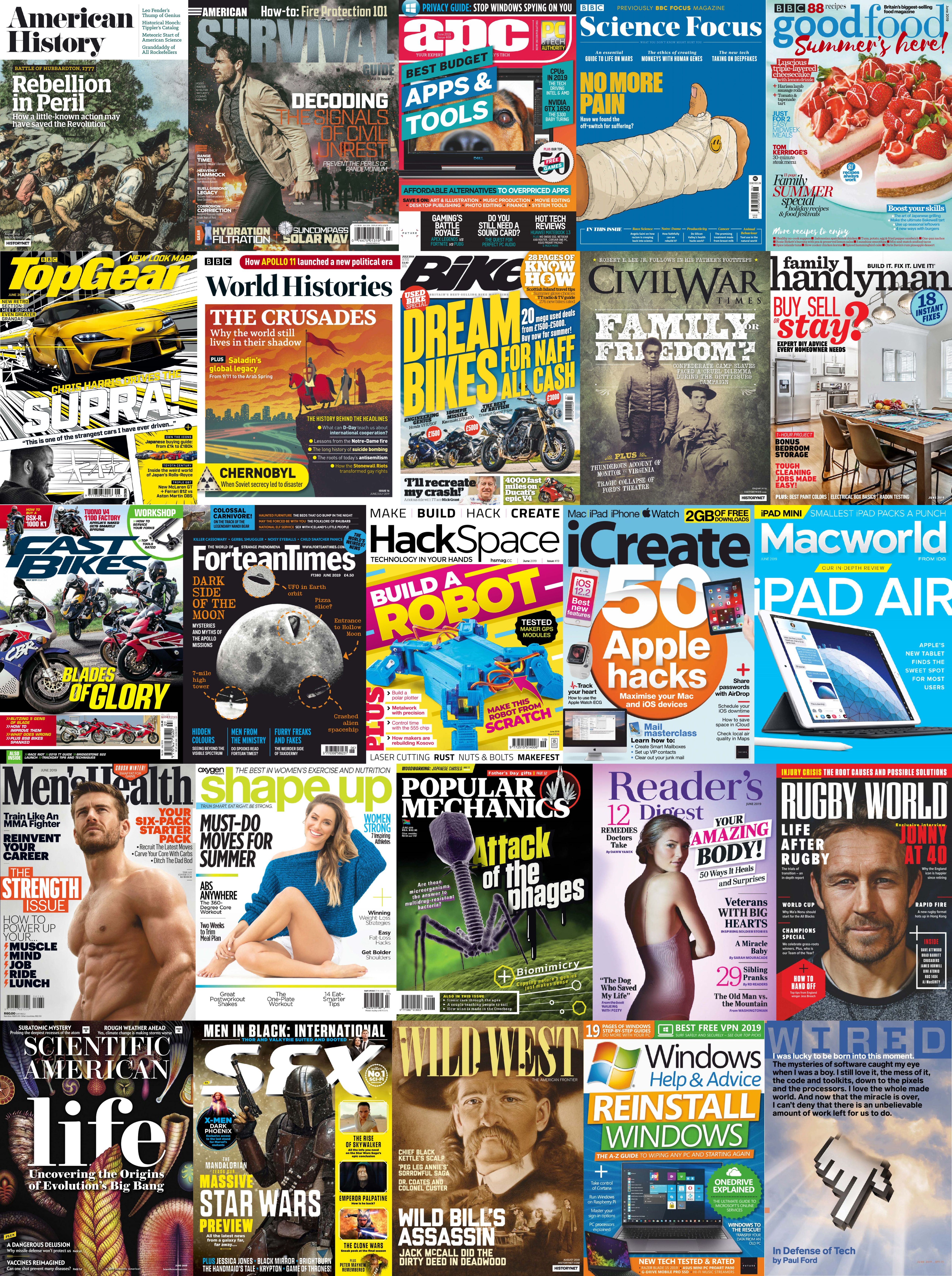 [Image: Assorted-Magazines-May-27-2019.jpg]