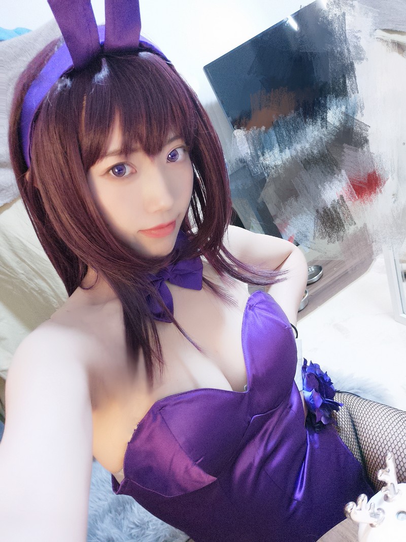 切切Celia 斯卡哈兔女郎 Scathach Bunny Cosplay 写真 17P插图1