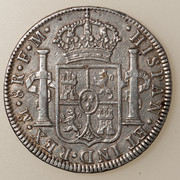 8 Reales 1790. Carlos IV. México. Busto Carlos III Ordinal IIII PAS5298