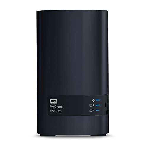 Amazon: Western Digital SAM-299 NAS WD My Cloud Ex2 Ultra 8Tb/con 2 Discos de 4Tb/2Bahias/1.3Ghz/1Gb/1Ethernet/2USB3.0/Raid 0-1