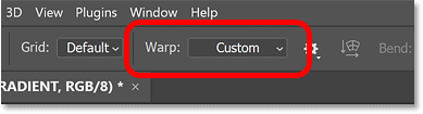 warp-option-photoshop-options-bar