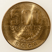 500 colones Costa Rica. 2007. PAS5412