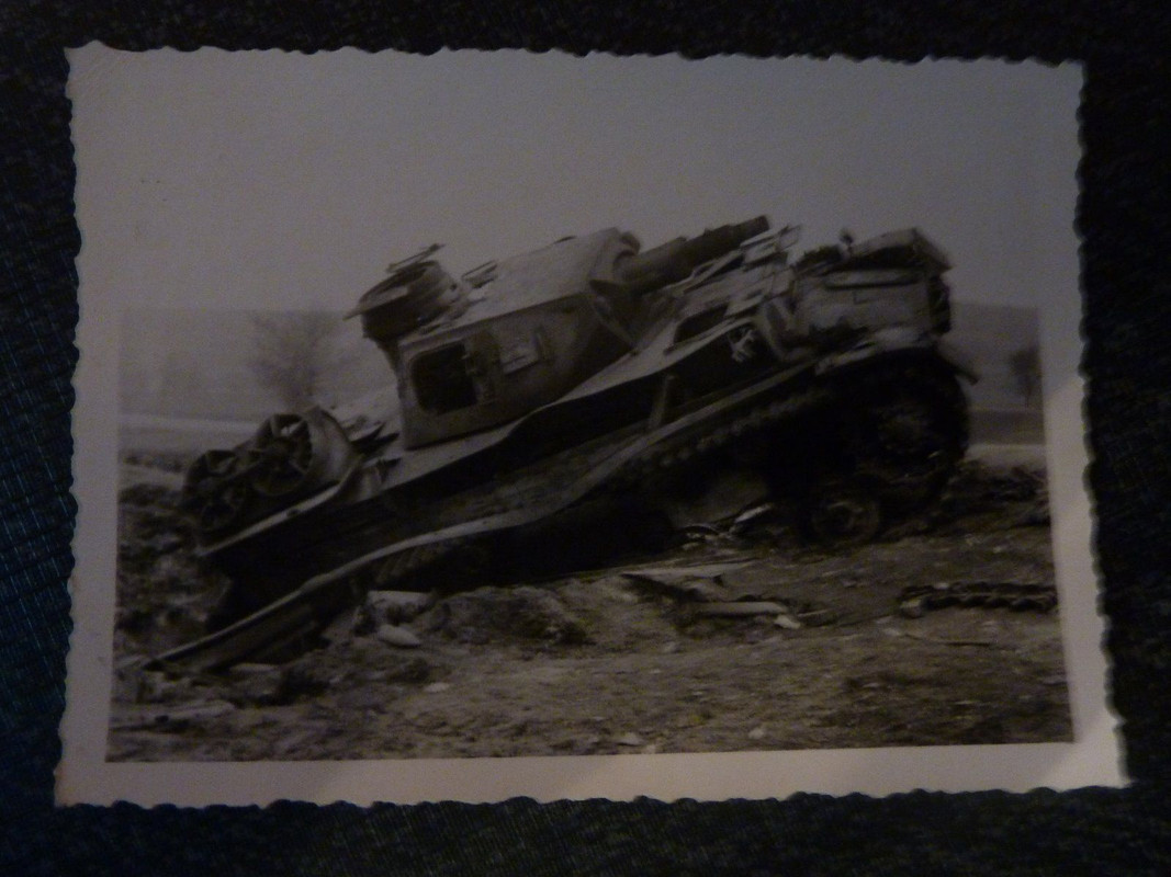 Zerstörter Panzer