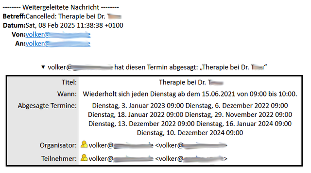 Terminabsage in Outlook