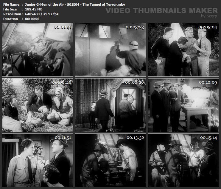 Junior G-Men of the Air - S01E04 - The Tunnel of Terror.mkv