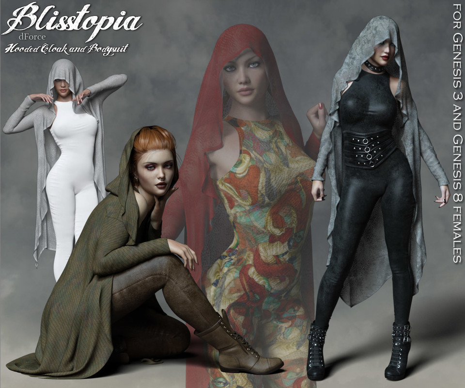 Blisstopia dForce Cloak and Bodysuit