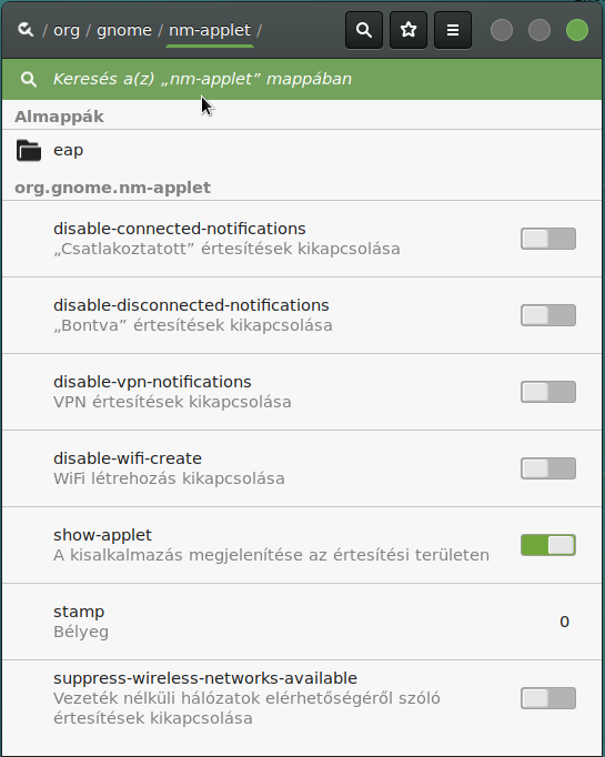  org > gnome > nm-appet