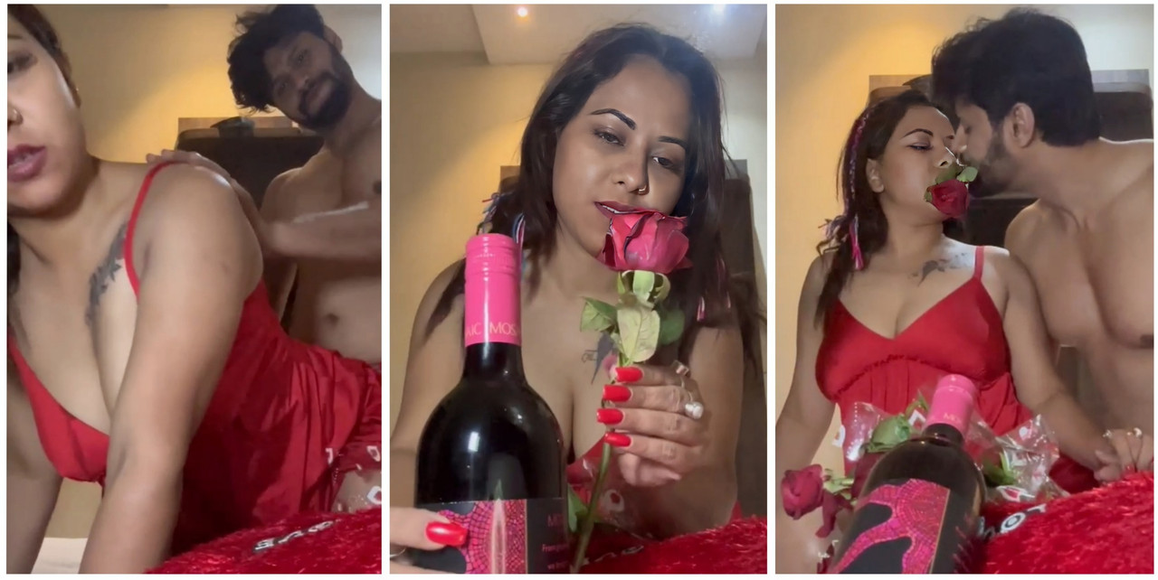 Hot desi couple romantic sex on valentine’s day full nude sex