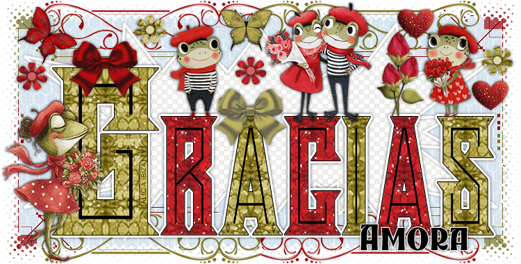 Gracias Frogs in Love amora