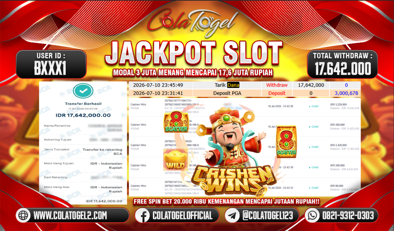 JACKPOT SLOT GACOR!!