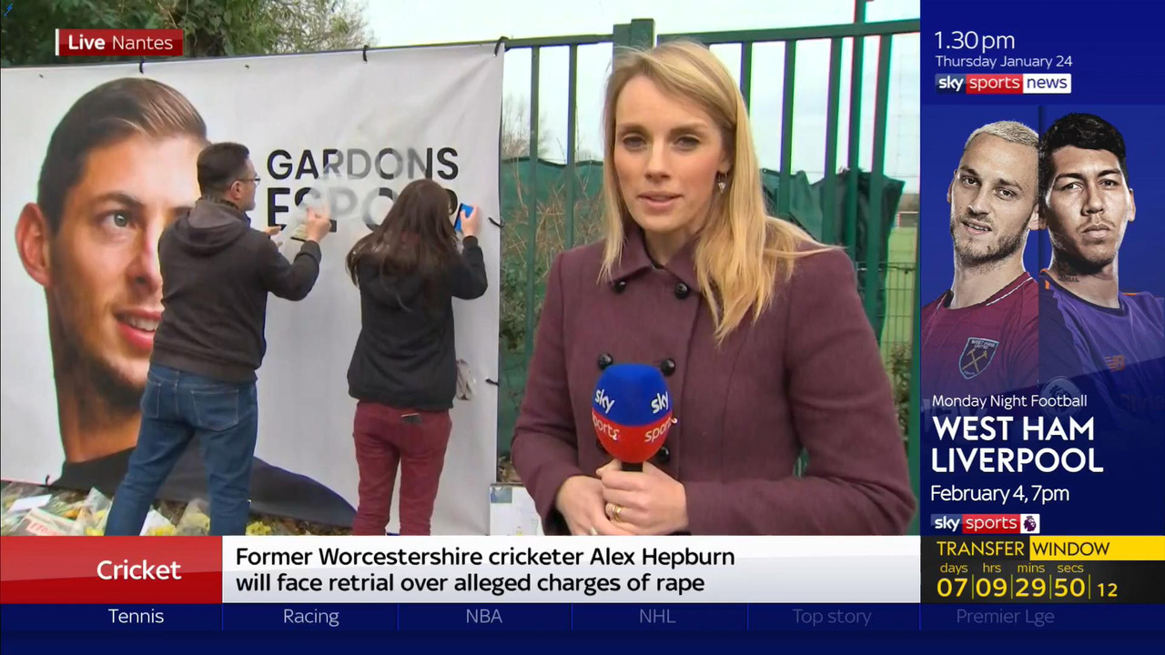 24 January - 13.00.00 - Sky Sports News. All the news from the P