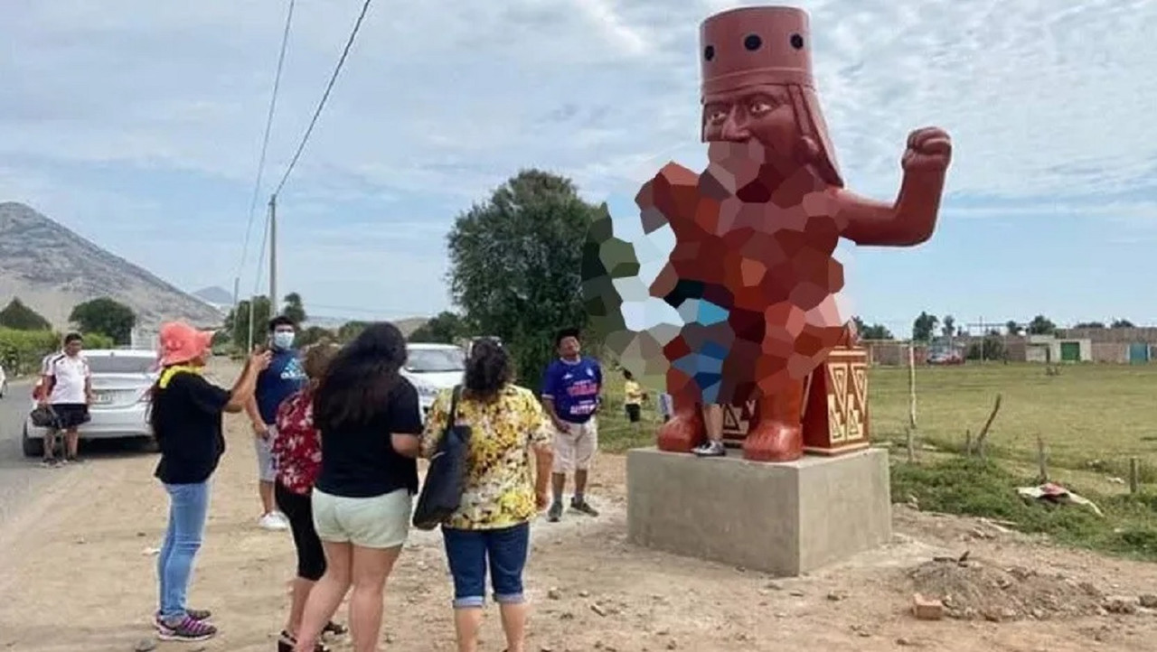 Estatua en Perú está causando conmoción en todo el mundo por ser