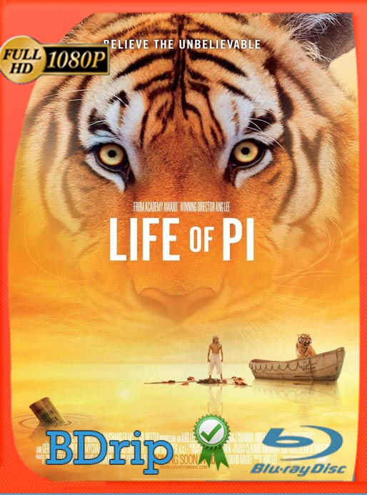 La Vida De Pi (2012) BDRIP HD 1080p Latino [GoogleDrive]