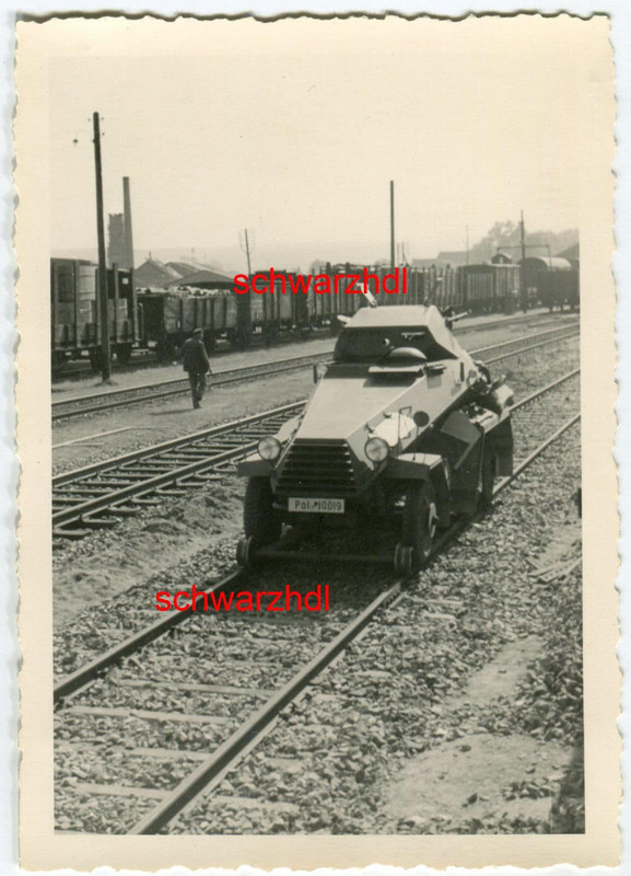ori. Foto 6-Rad Panzerspähwagen Sd.Kfz 231 Umbau