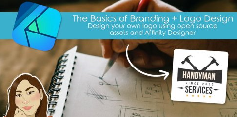 The Basics of Branding – Using Open Source Assets + Affinity Designer to Design a Logo for Business