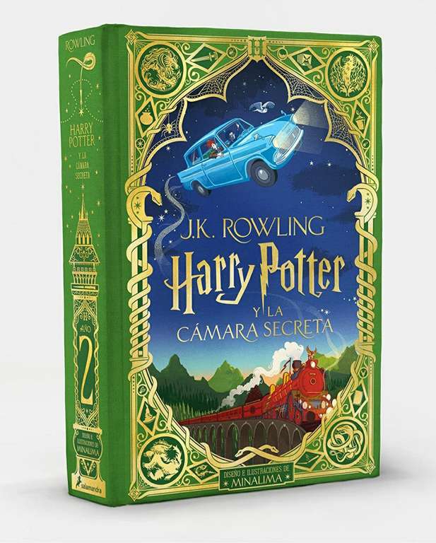 Amazon | Libro Harry Potter y La Cámara Secreta (Editorial: MinaLima): 2. Edición Ilustrada - Pasta Dura | Pagando en efectivo 
