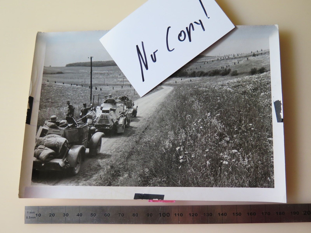 LARGE FOTO Westfront Landresville Schützenpanzer