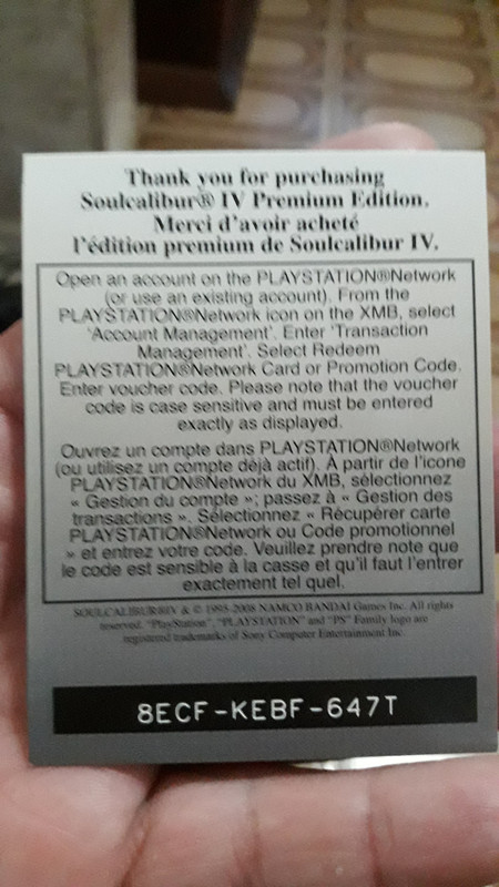 Voucher Soul Calibur IV
