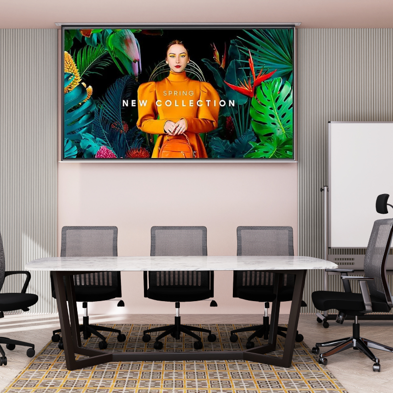 Monitor Profissional Samsung com design fino