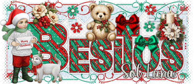 Besos Christmas Bear solluna
