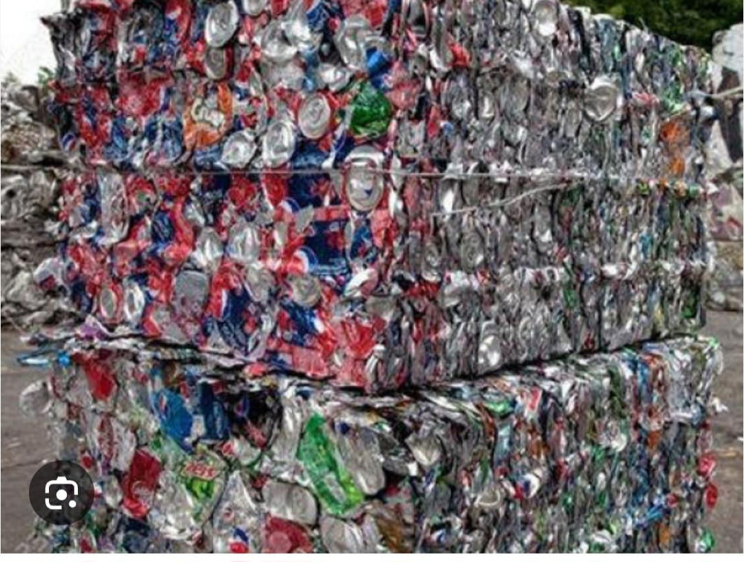 Aluminum can recycling at Daybreak Recycling near Atlanta GA