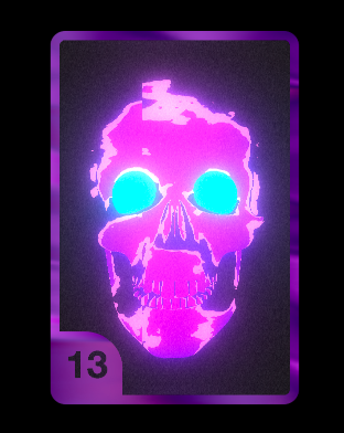 Ghost Card 3D CSS effect