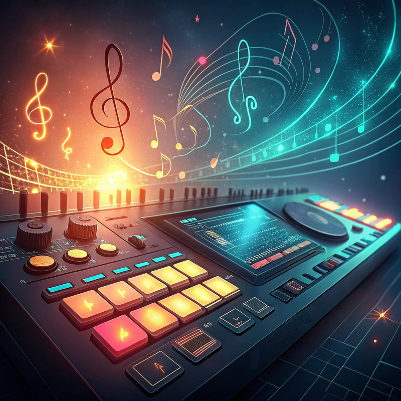 Digital music artwork