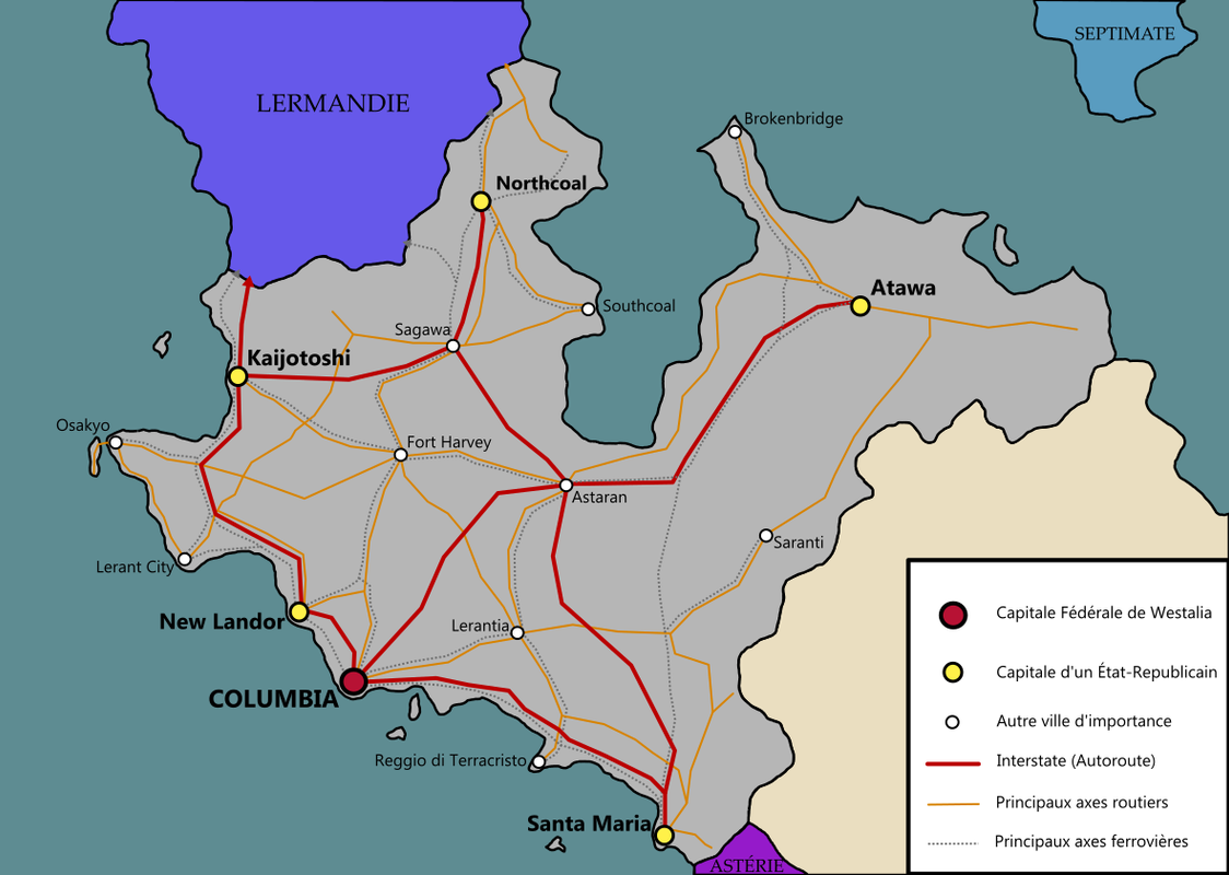 Carte Infrastructures transports