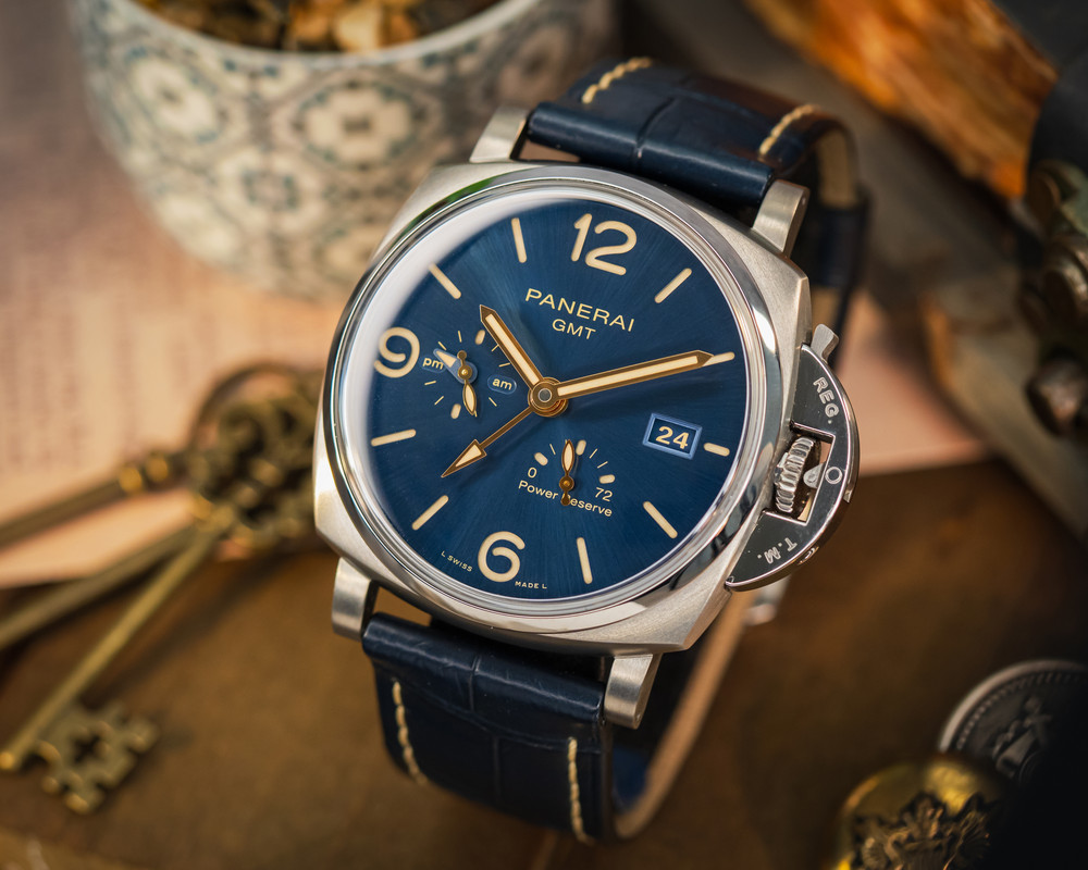 Panerai Luminor Due GMT Blue Dial 45mm � BOX & PAPERS � PAM00964