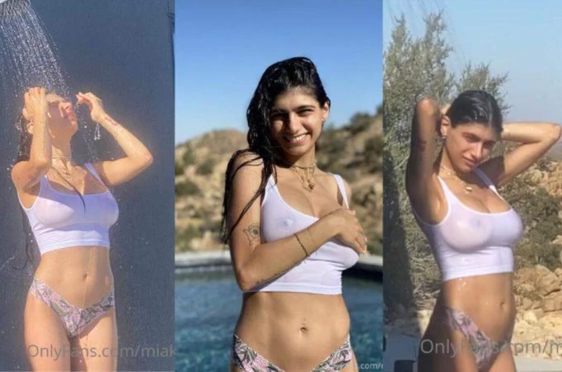 Mia Khalifa $100 Boobs See Through