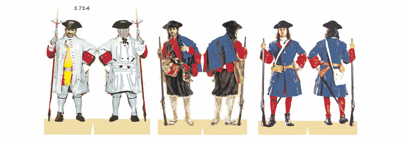 soldados 1714