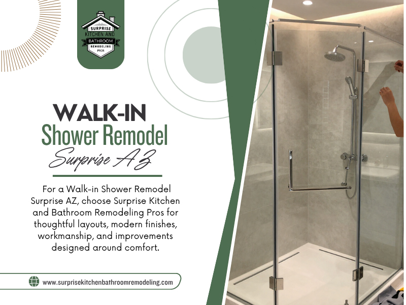 Walk-in Shower Remodel Surprise AZ