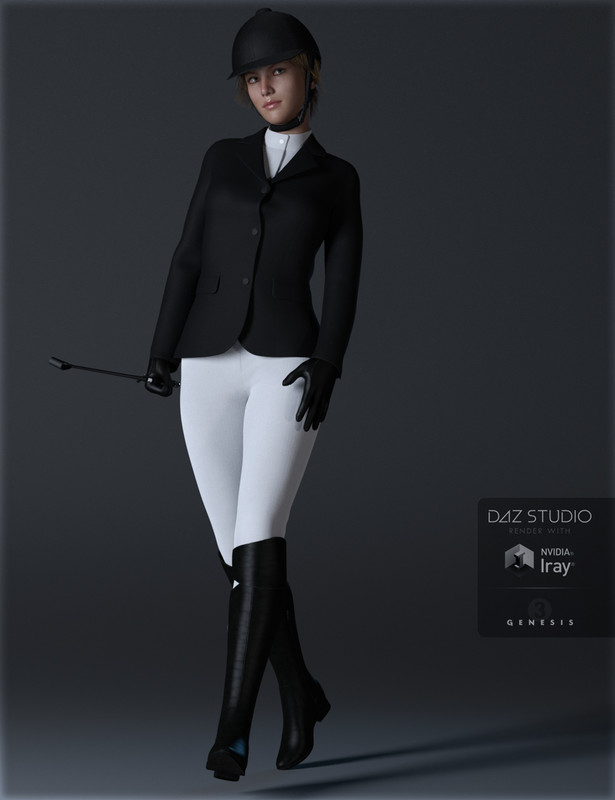 Equestrian Uniform for Genesis 3 Female(s)