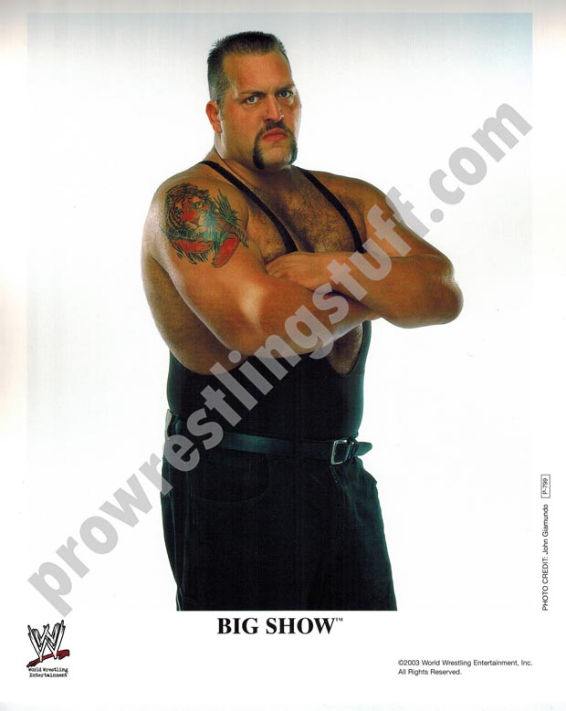 Big Show P-799 WWE 8x10 promo photo