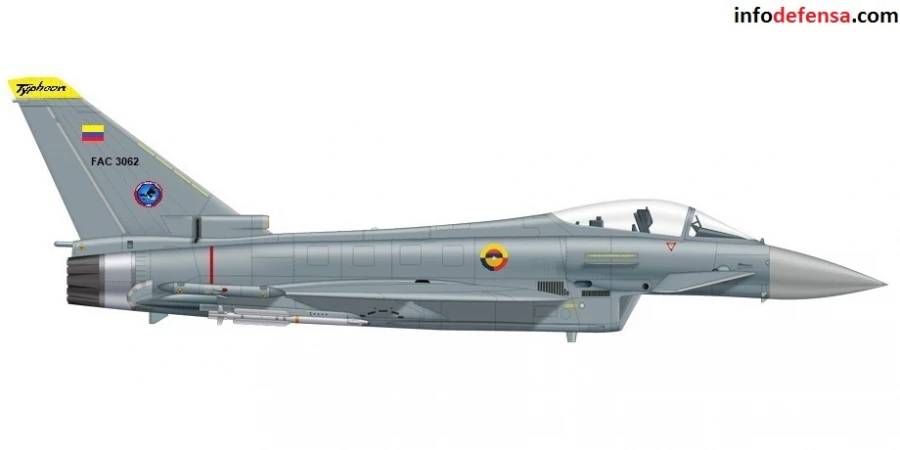 Colombia recibe una nueva propuesta sobre los Eurofighter Typhoon por parte de España