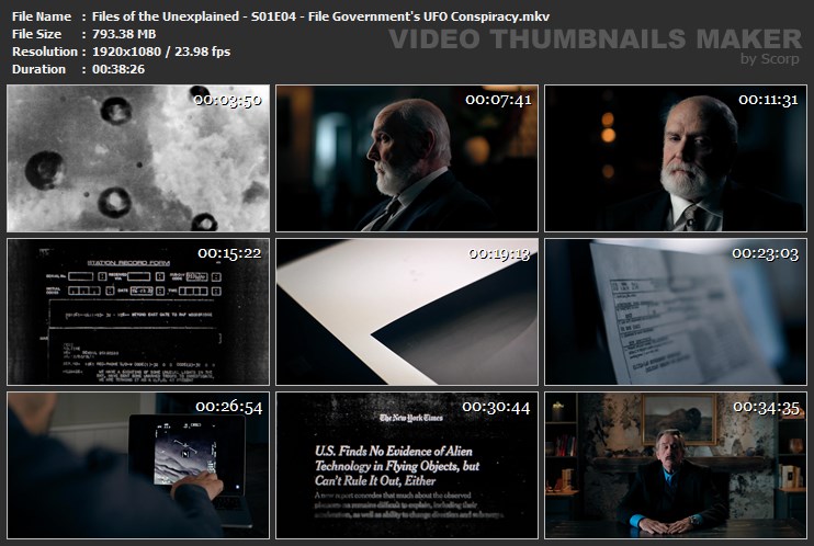 Files of the Unexplained - S01E04 - File Government's UFO Conspiracy.mkv