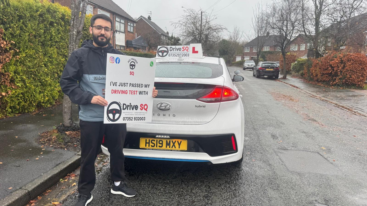 Another DriveSQ student with a successful pass