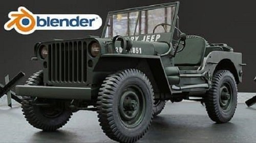 Blender: Create Jeep Willys MP 1942 From Start To Finish