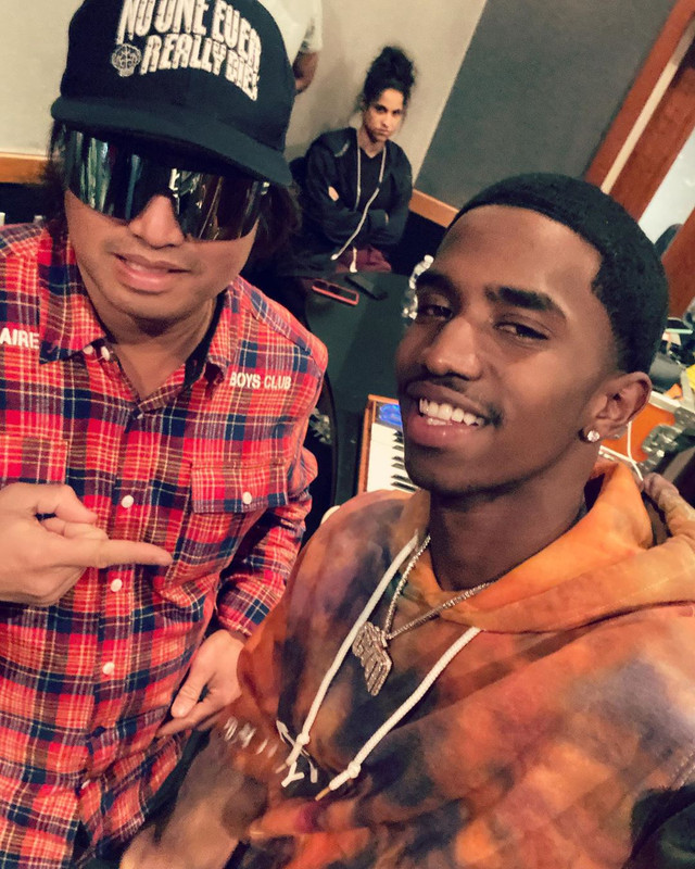 King Combs In The Studio With The Neptunes