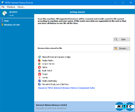 MiTeC Internet History Browser 2.5.0
