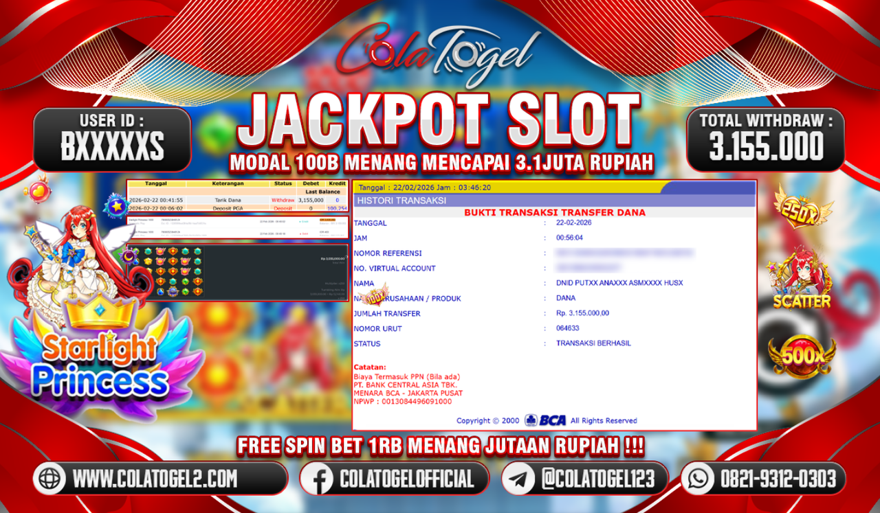 JACKPOT SLOT GACORR!!