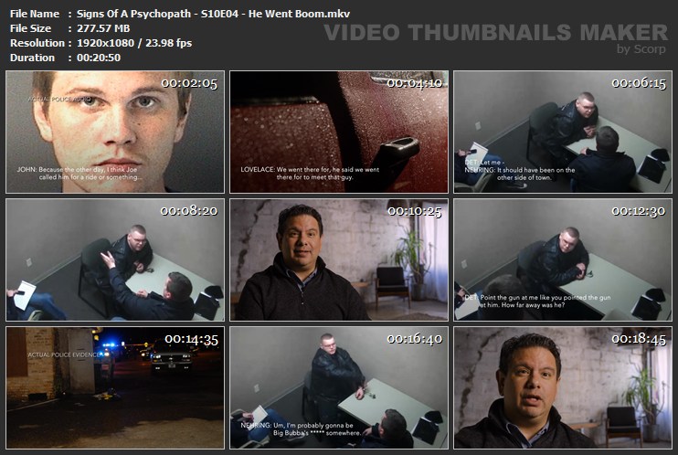 Signs Of A Psychopath S10E04 He Went Boom mkv