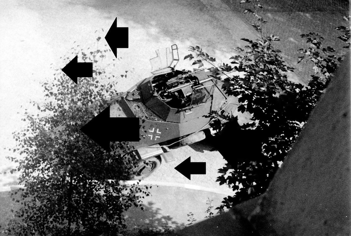 Fotos Sd.Kfz Panzer Panzerspähwagen Funk Rahmena