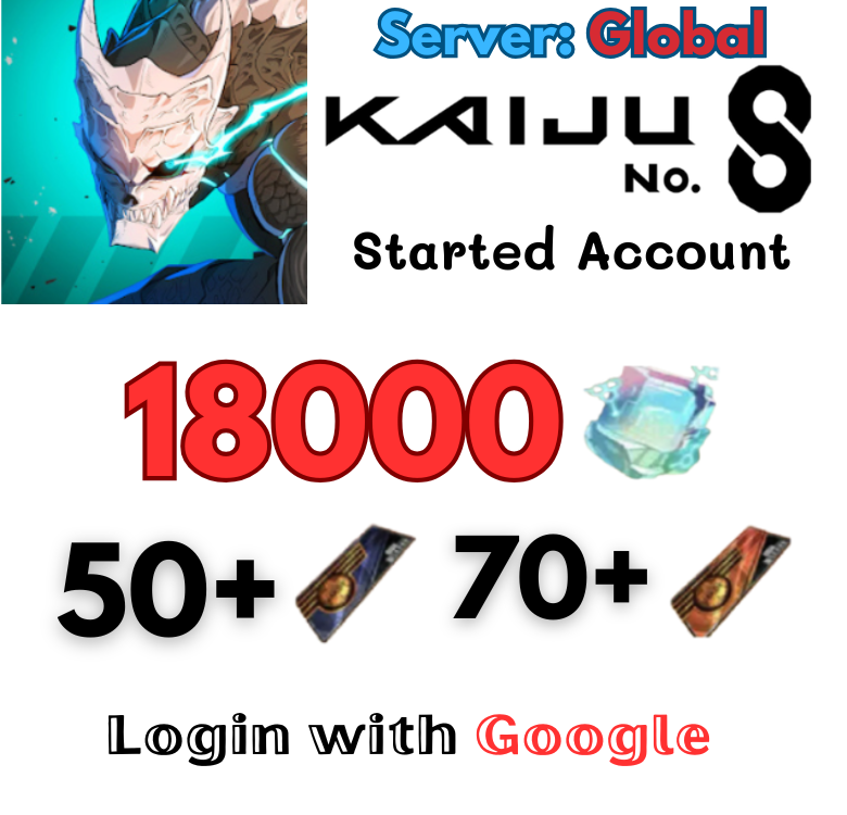[Global] KAIJU NO. 8 THE GAME reroll Account 